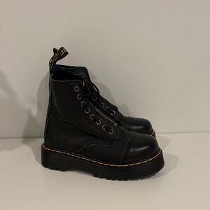 Dr. Martens Black Zip-Up Boots